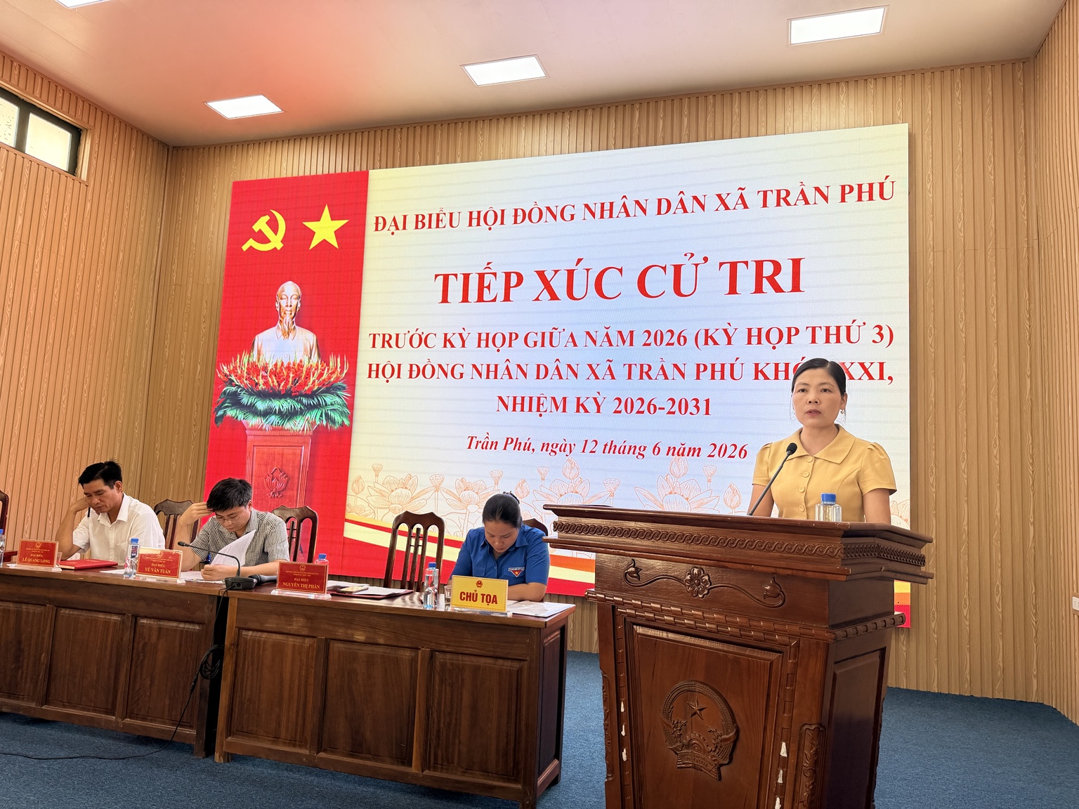 ĐƠN VỊ BẦU CỬ SỐ 5: TIẾP THU 9 LƯỢT Ý KIẾNCỦA CỬ TRI THÔN MỸ LƯƠNG- Ảnh 5.