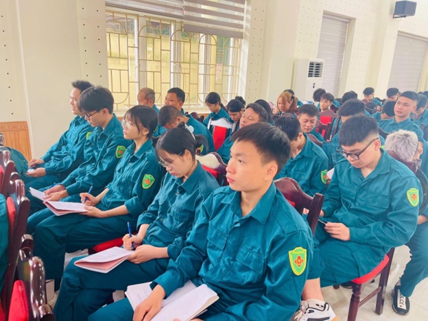 Hoài Đức tham gia huấn luyện dân quân tự vệ năm thứ nhất PTKV2-Phúc Thọ- Ảnh 4.