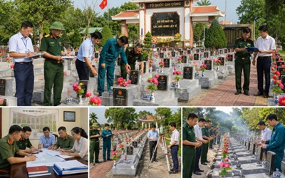 XÃ HOÀI ĐỨC TRIỂN KHAI KHẢO SÁT THỰC TRẠNG MỘ LIỆT SĨ CHƯA XÁC ĐỊNH ĐƯỢC THÔNG TIN PHỤC VỤ GIÁM ĐỊNH AND