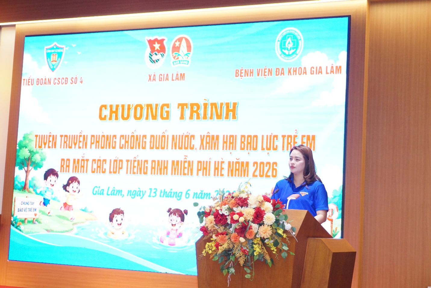Xã Gia Lâm tổ chức chương trình tuyên truyền phòng chống đuối nước, xâm hại, bạo lực trẻ em và ra mắt các lớp học tiếng Anh miễn phí hè năm 2026- Ảnh 2.
