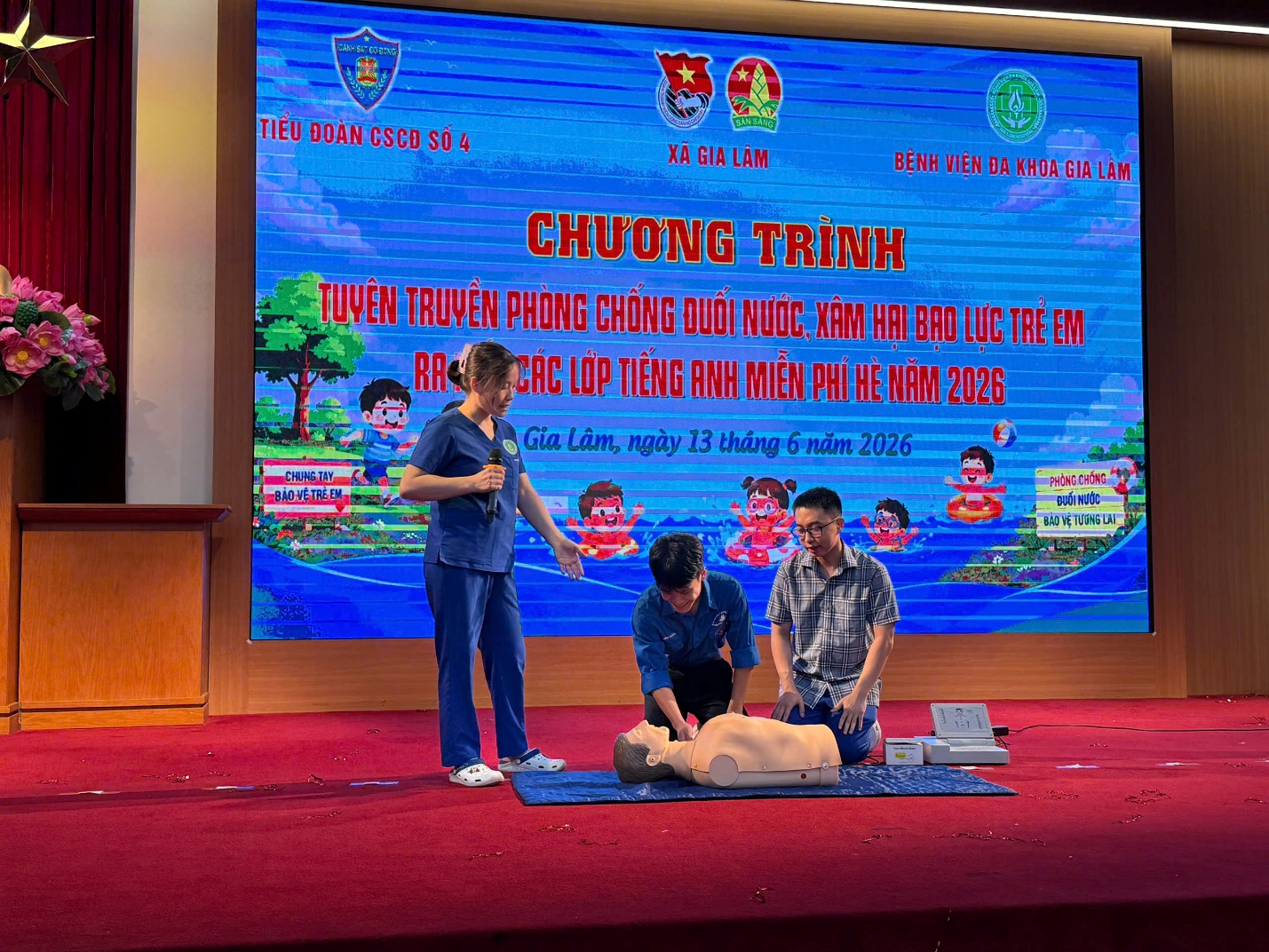 Xã Gia Lâm tổ chức chương trình tuyên truyền phòng chống đuối nước, xâm hại, bạo lực trẻ em và ra mắt các lớp học tiếng Anh miễn phí hè năm 2026- Ảnh 10.