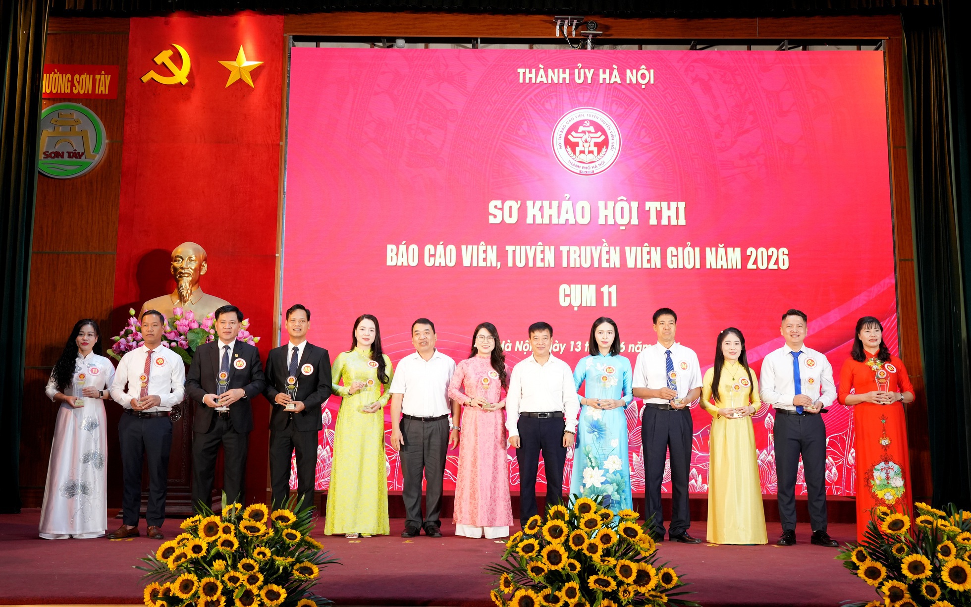 Sơn Tây giành giải Nhì tại sơ khảo Hội thi Báo cáo viên giỏi cấp thành phố cụm 11