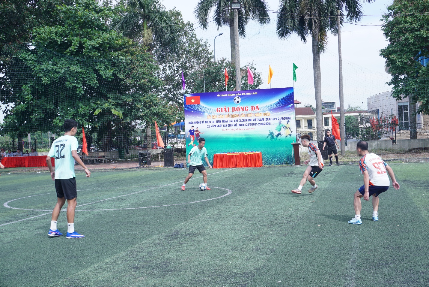BẾ MẠC GIẢI BÓNG ĐÁ VÔ ĐỊCH XÃ GIA LÂM MỞ RỘNG LẦN THỨ I NĂM 2026- Ảnh 1.
