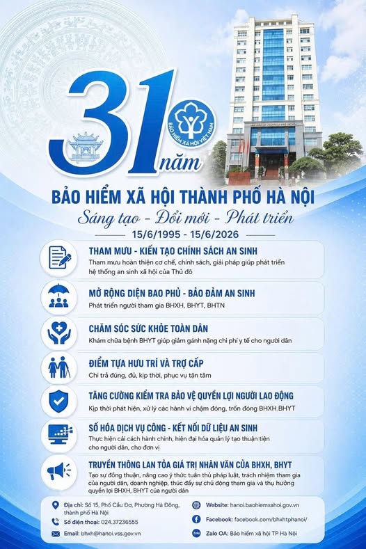 31 năm xây dựng và phát triển – Một hành trình bền bỉ vì an sinh xã hội Thủ đô.- Ảnh 1.