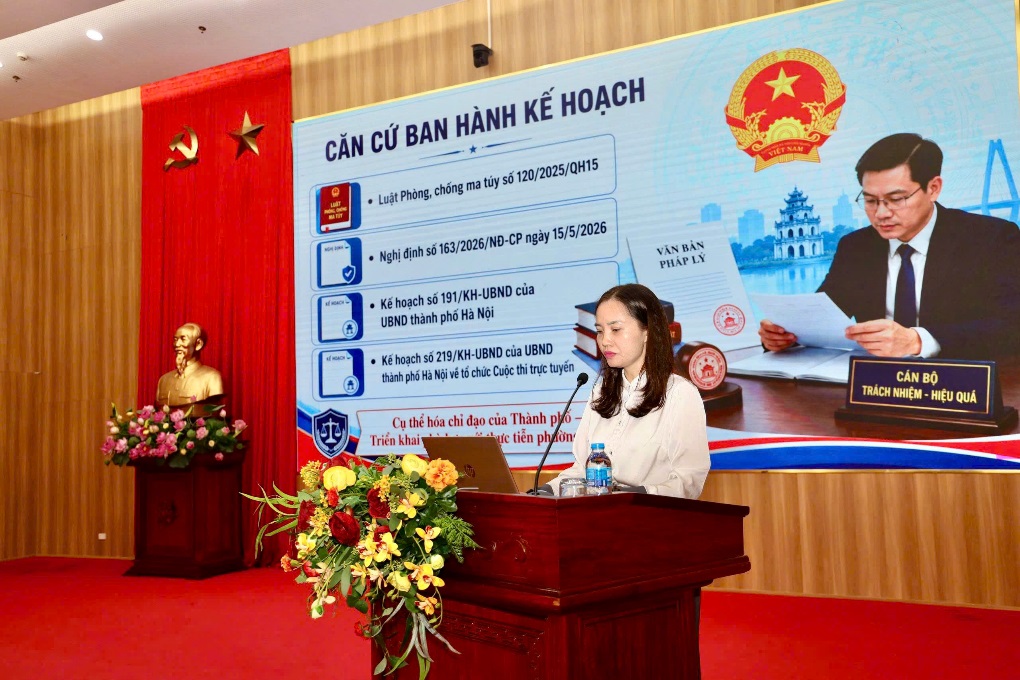 Công an phường Yên Sở phối hợp với phòng Văn hóa - Xã hội triển khai, phát động và tuyên truyền về cuộc thi trực tuyến "Tìm hiểu luật phòng, chống ma túy và các văn bản hướng dẫn thi hành"- Ảnh 2.