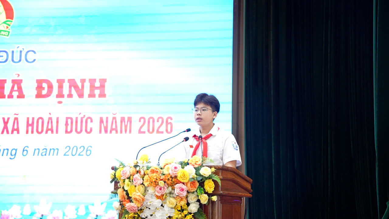 Hoài Đức tổ chức thành công Kỳ họp giả định Hội đồng Nhân dân trẻ em năm 2026- Ảnh 9.