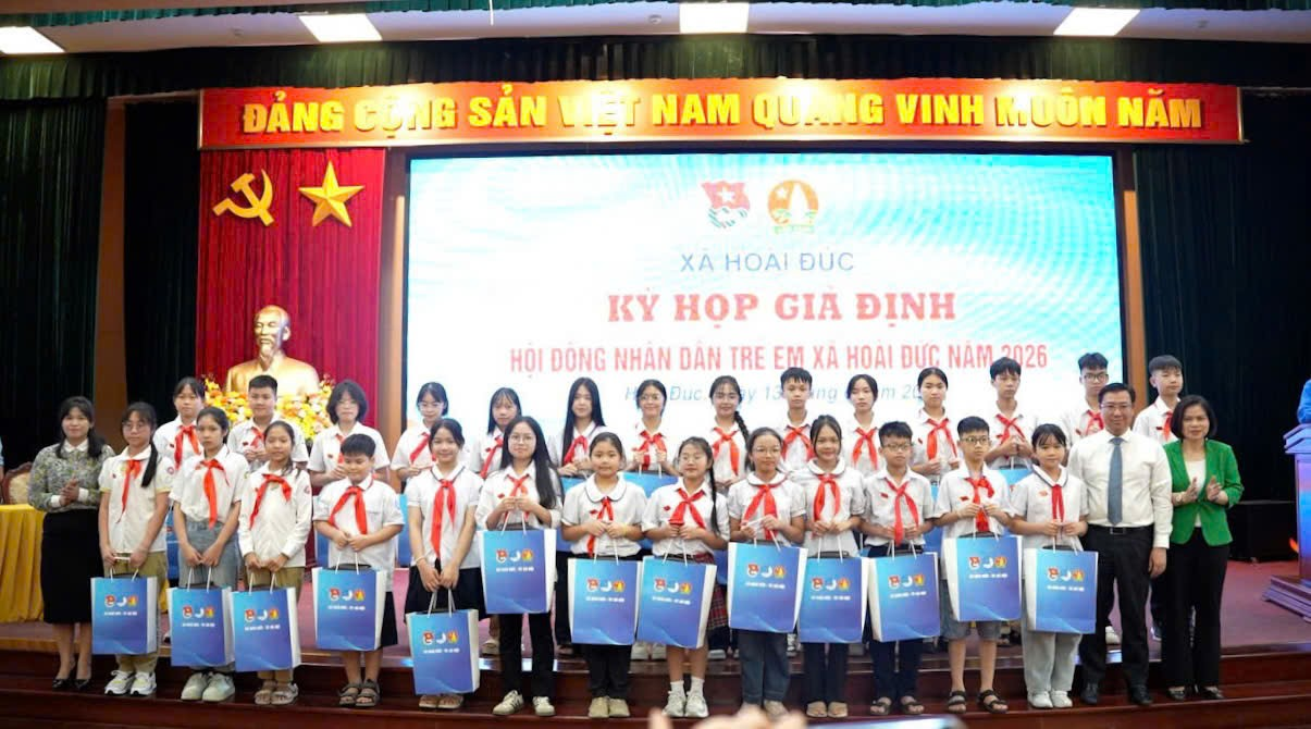 Hoài Đức tổ chức thành công Kỳ họp giả định Hội đồng Nhân dân trẻ em năm 2026- Ảnh 14.