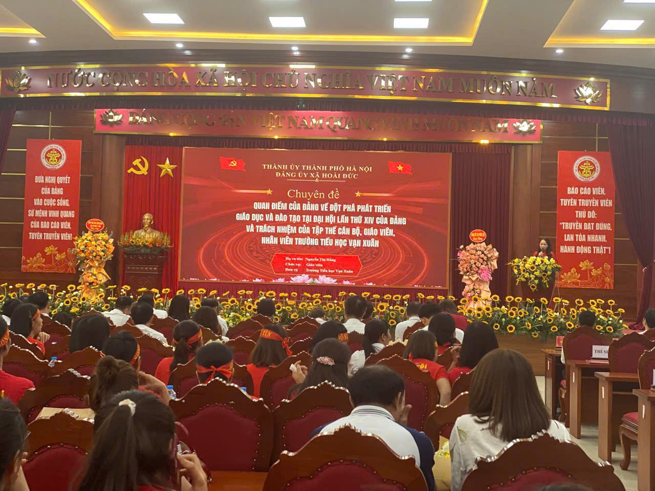 Hoài Đức đạt giải khuyến khích tại sơ khảo hội thi báo cáo viên, tuyên truyền viên giỏi cấp Thành phố năm 2026- Ảnh 2.
