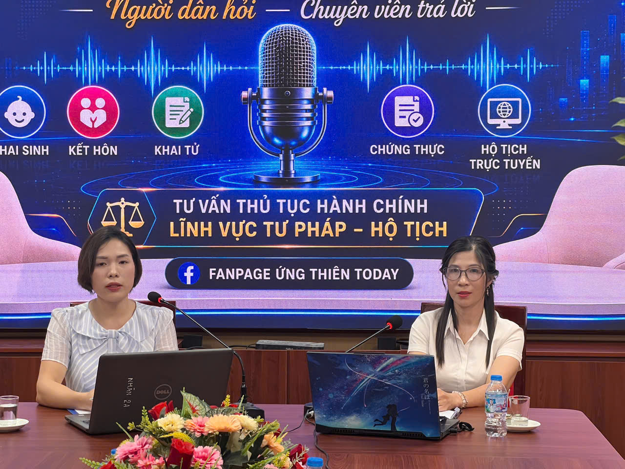 ỨNG THIÊN TỔ CHỨC THÀNH CÔNG CHƯƠNG TRÌNH LIVESTREAM TUYÊN TRUYỀN, TƯ VẤN PHÁP LUẬT NĂM 2026- Ảnh 1.