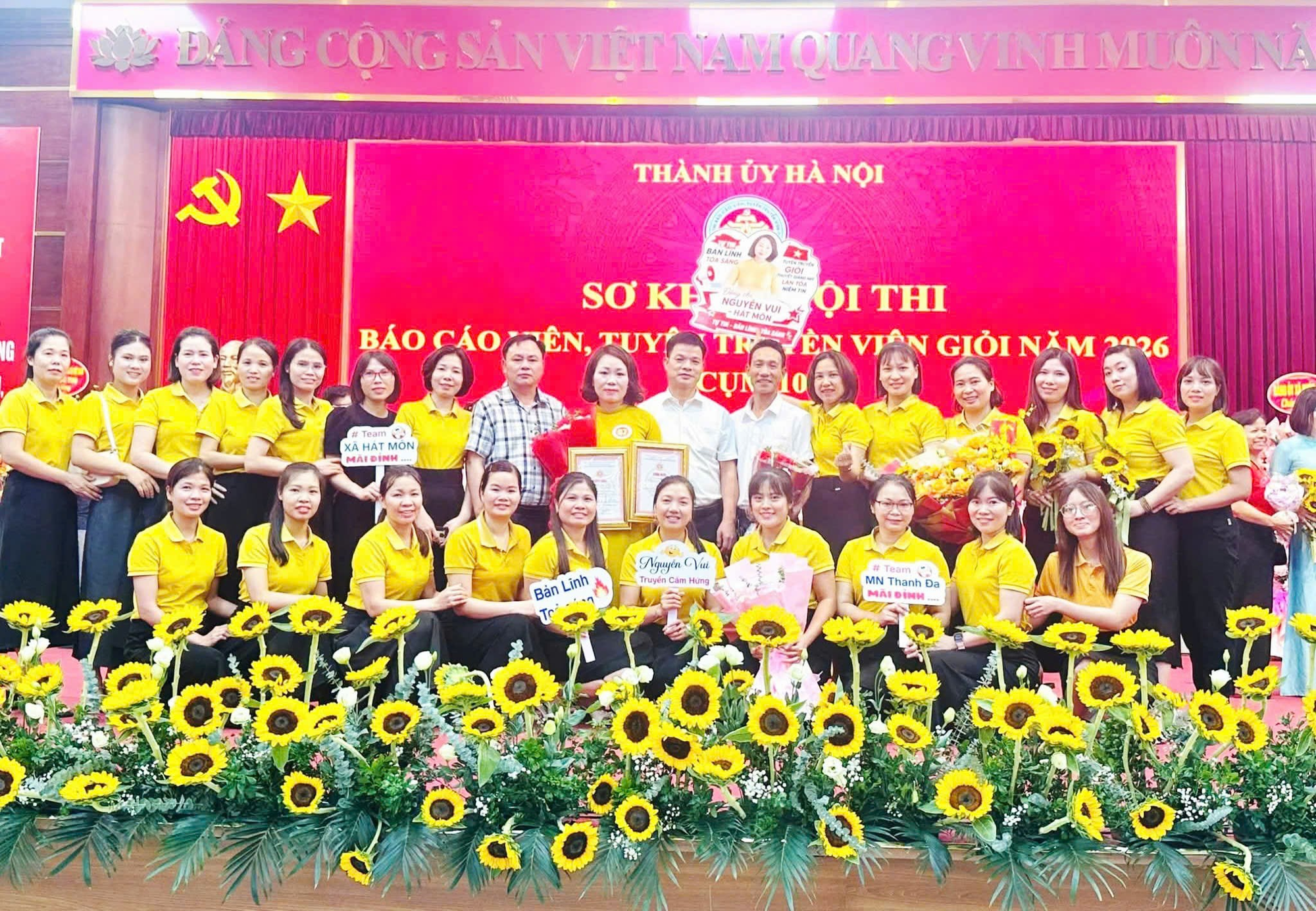 Hát Môn đạt giải Nhì tại sơ khảo hội thi báo cáo viên, tuyên truyền viên giỏi cấp Thành phố năm 2026- Ảnh 4.