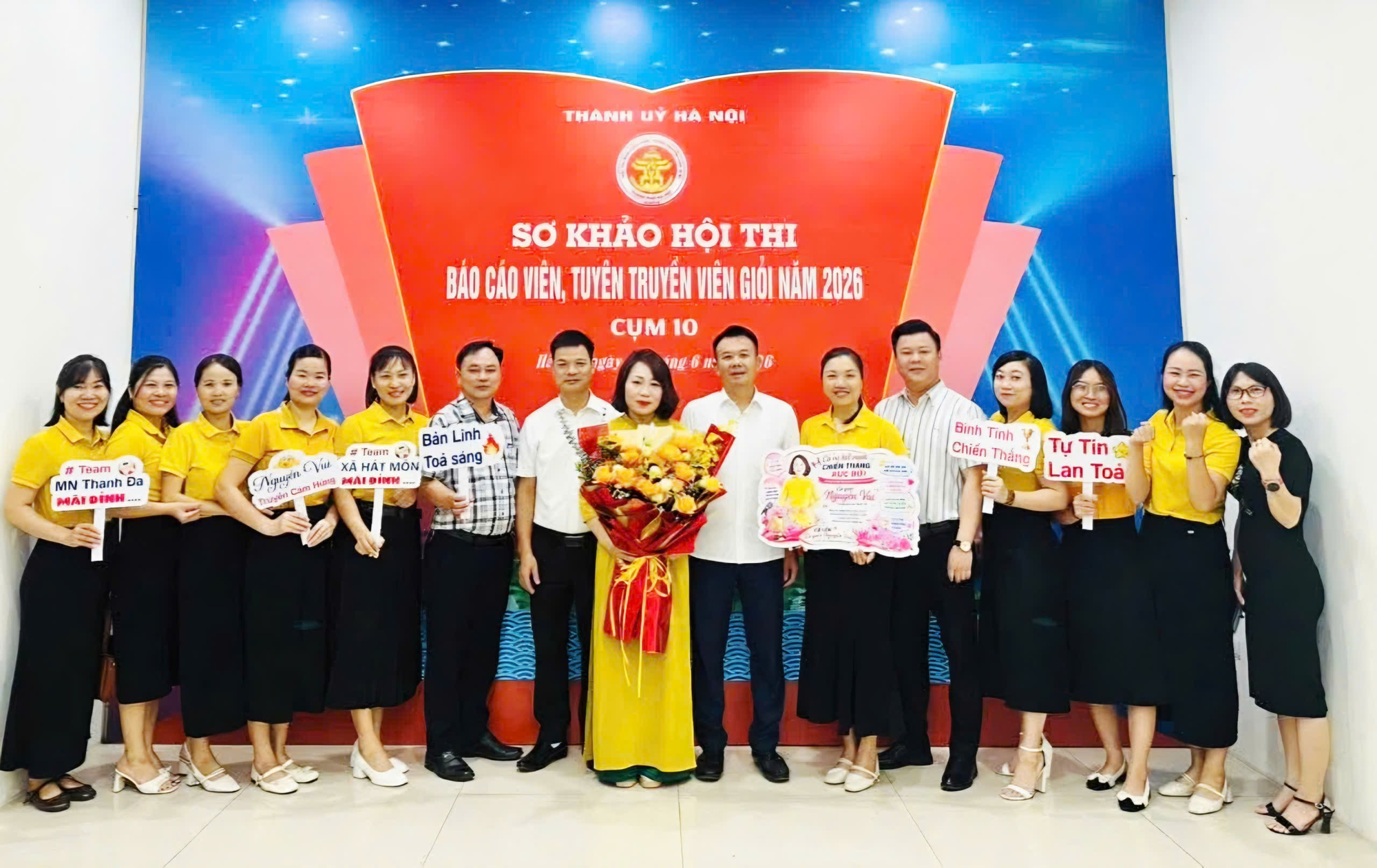 Hát Môn đạt giải Nhì tại sơ khảo hội thi báo cáo viên, tuyên truyền viên giỏi cấp Thành phố năm 2026- Ảnh 5.