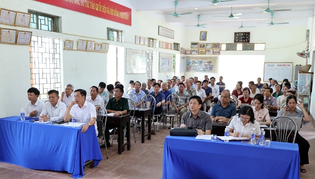 Tổ đại biểu số 1 HĐND xã Xuân Mai tiếp xúc cử tri tại Thôn Xuân Mai- Ảnh 1.
