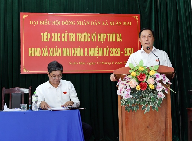 Tổ đại biểu số 1 HĐND xã Xuân Mai tiếp xúc cử tri tại Thôn Xuân Mai- Ảnh 9.