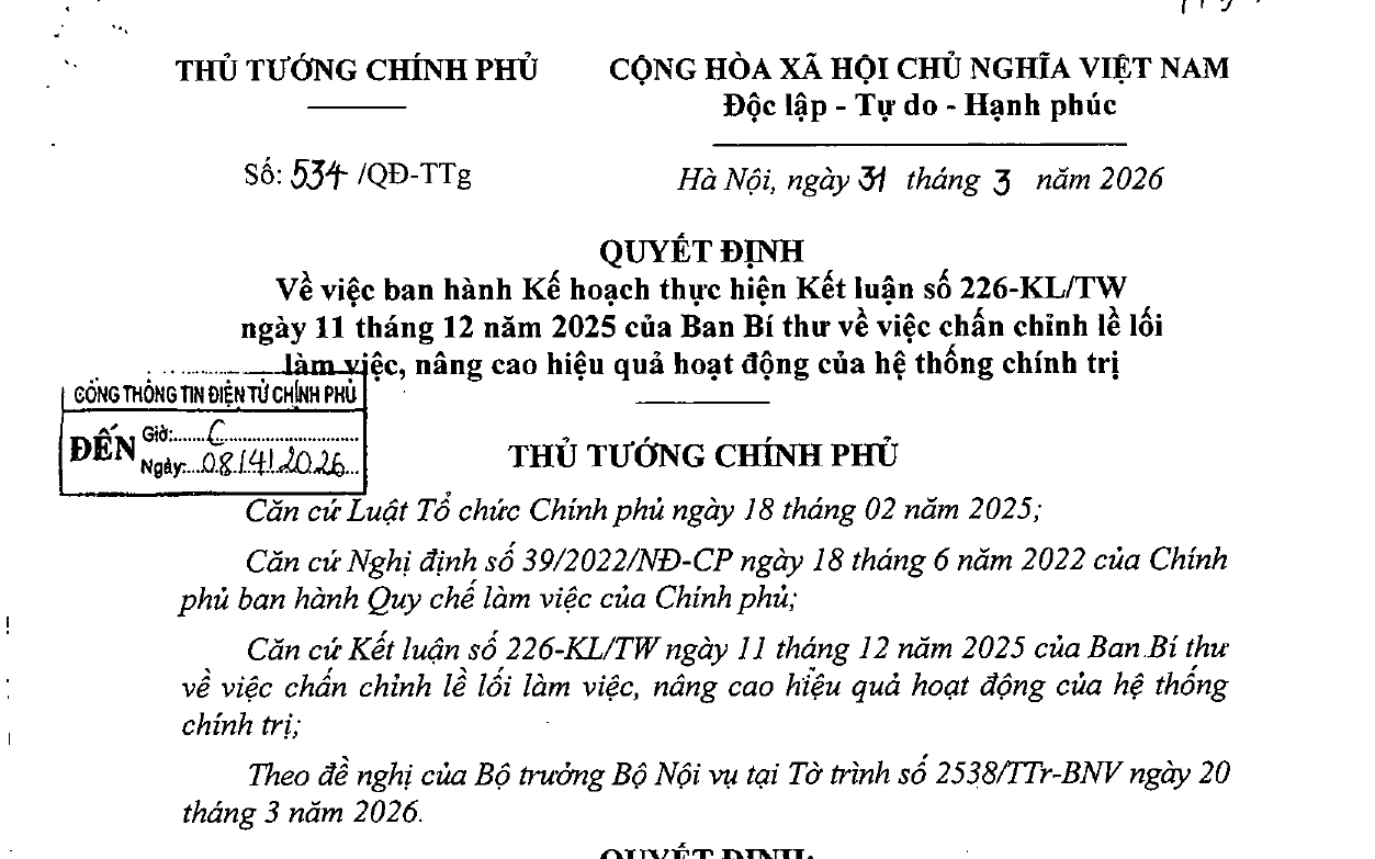 PHƯỜNG HỒNG HÀ TĂNG CƯỜNG TUYÊN TRUYỀN, QUÁN TRIỆT THỰC HIỆN KẾT LUẬN SỐ 226-KL/TW VỀ CHẤN CHỈNH LỀ LỐI LÀM VIỆC, NÂNG CAO HIỆU QUẢ HOẠT ĐỘNG CỦA HỆ THỐNG CHÍNH TRỊ