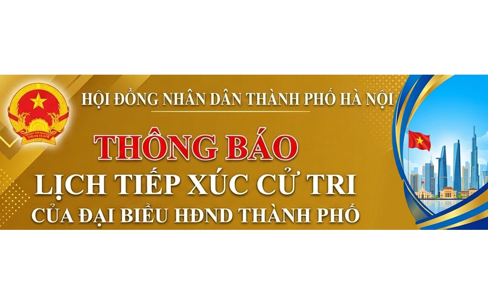 Lịch TXCT của đại biểu HĐND Thành phố trước Kỳ họp thường lệ giữa năm 2026 HĐND Thành phố (đợt 1)