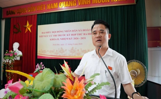 Đại biểu HĐND xã Hoài Đức khoá II, nhiệm kỳ 2026-2031 tiếp xúc cử tri trước Kỳ họp thứ 3- Ảnh 13.