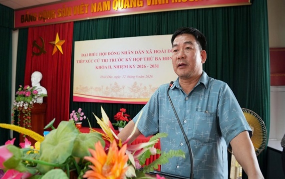 Đại biểu HĐND xã Hoài Đức khoá II, nhiệm kỳ 2026-2031 tiếp xúc cử tri trước Kỳ họp thứ 3- Ảnh 14.