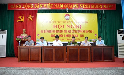 Đại biểu HĐND xã Hoài Đức khoá II, nhiệm kỳ 2026-2031 tiếp xúc cử tri trước Kỳ họp thứ 3- Ảnh 18.