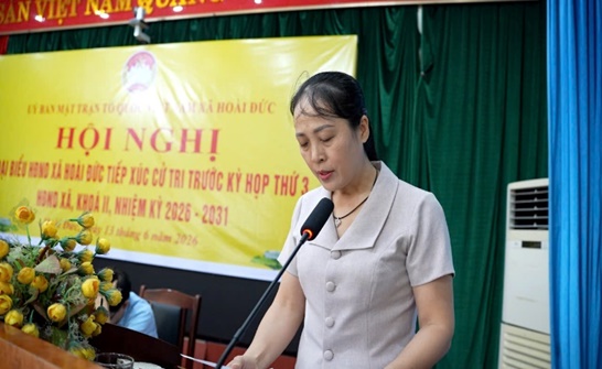 Đại biểu HĐND xã Hoài Đức khoá II, nhiệm kỳ 2026-2031 tiếp xúc cử tri trước Kỳ họp thứ 3- Ảnh 21.