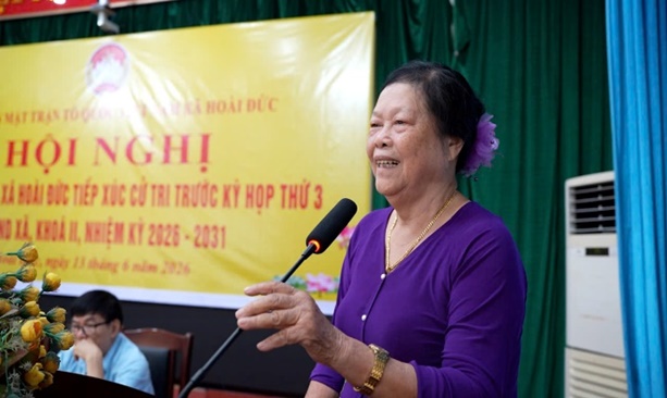 Đại biểu HĐND xã Hoài Đức khoá II, nhiệm kỳ 2026-2031 tiếp xúc cử tri trước Kỳ họp thứ 3- Ảnh 23.