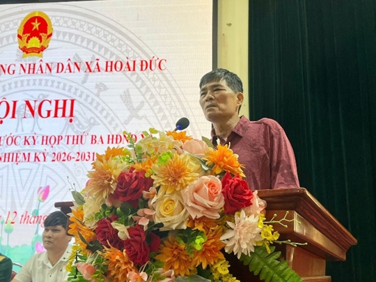 Đại biểu HĐND xã Hoài Đức khoá II, nhiệm kỳ 2026-2031 tiếp xúc cử tri trước Kỳ họp thứ 3- Ảnh 5.