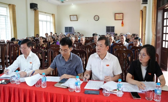 Đại biểu HĐND xã Hoài Đức khoá II, nhiệm kỳ 2026-2031 tiếp xúc cử tri trước Kỳ họp thứ 3- Ảnh 9.