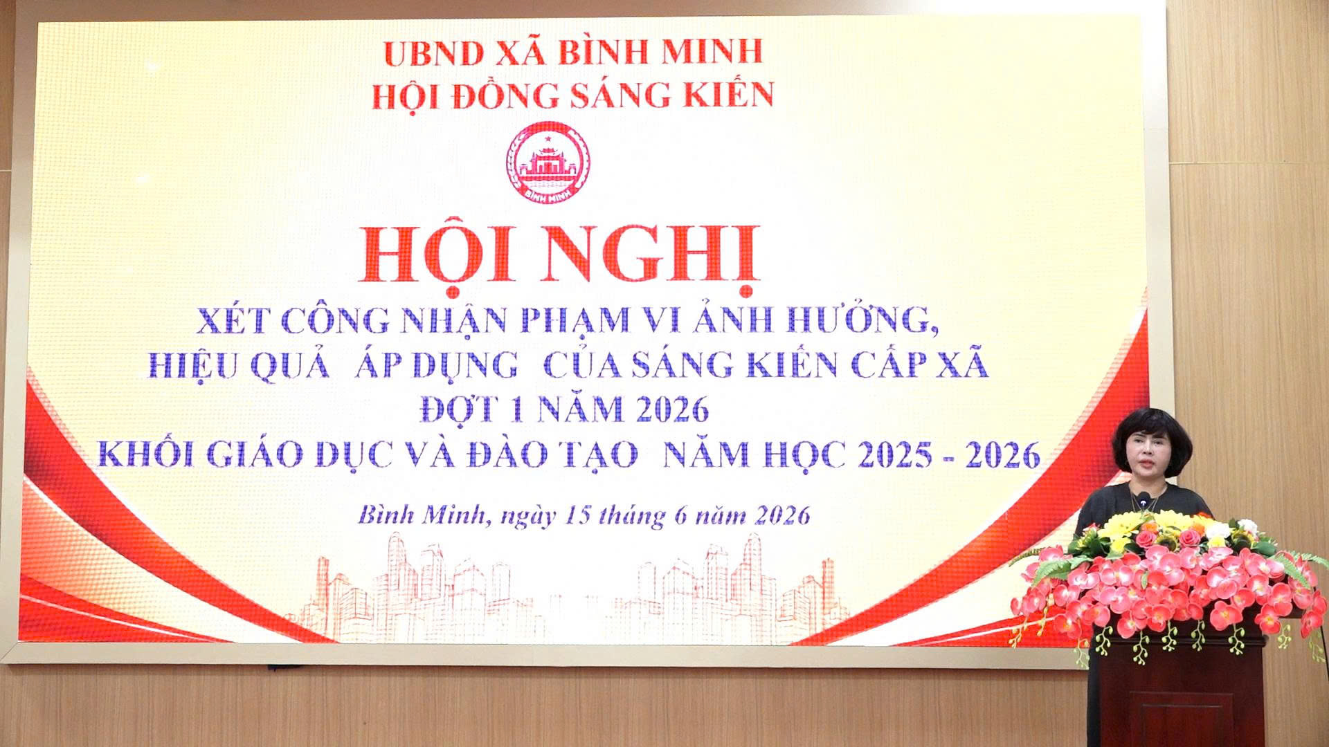 HỘI ĐỒNG SÁNG KIẾN XÃ BÌNH MINH XÉT CÔNG NHẬN 252 SÁNG KIẾN NGÀNH GIÁO DỤC VÀ ĐÀO TẠO, NĂM HỌC 2025-2026
