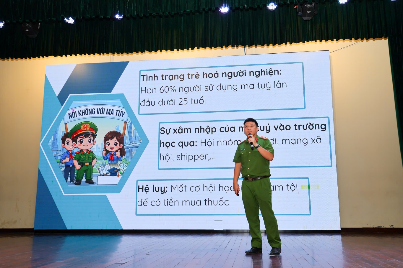 Tuyên truyền phòng chống ma tuý tại trường Đại học Thủ đô- Ảnh 2.