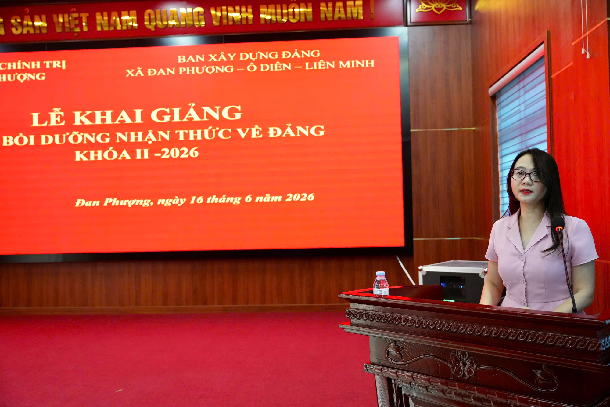 95 học viên tham dự lớp Bồi dưỡng nhận thức về Đảng Khóa II-2026- Ảnh 1.