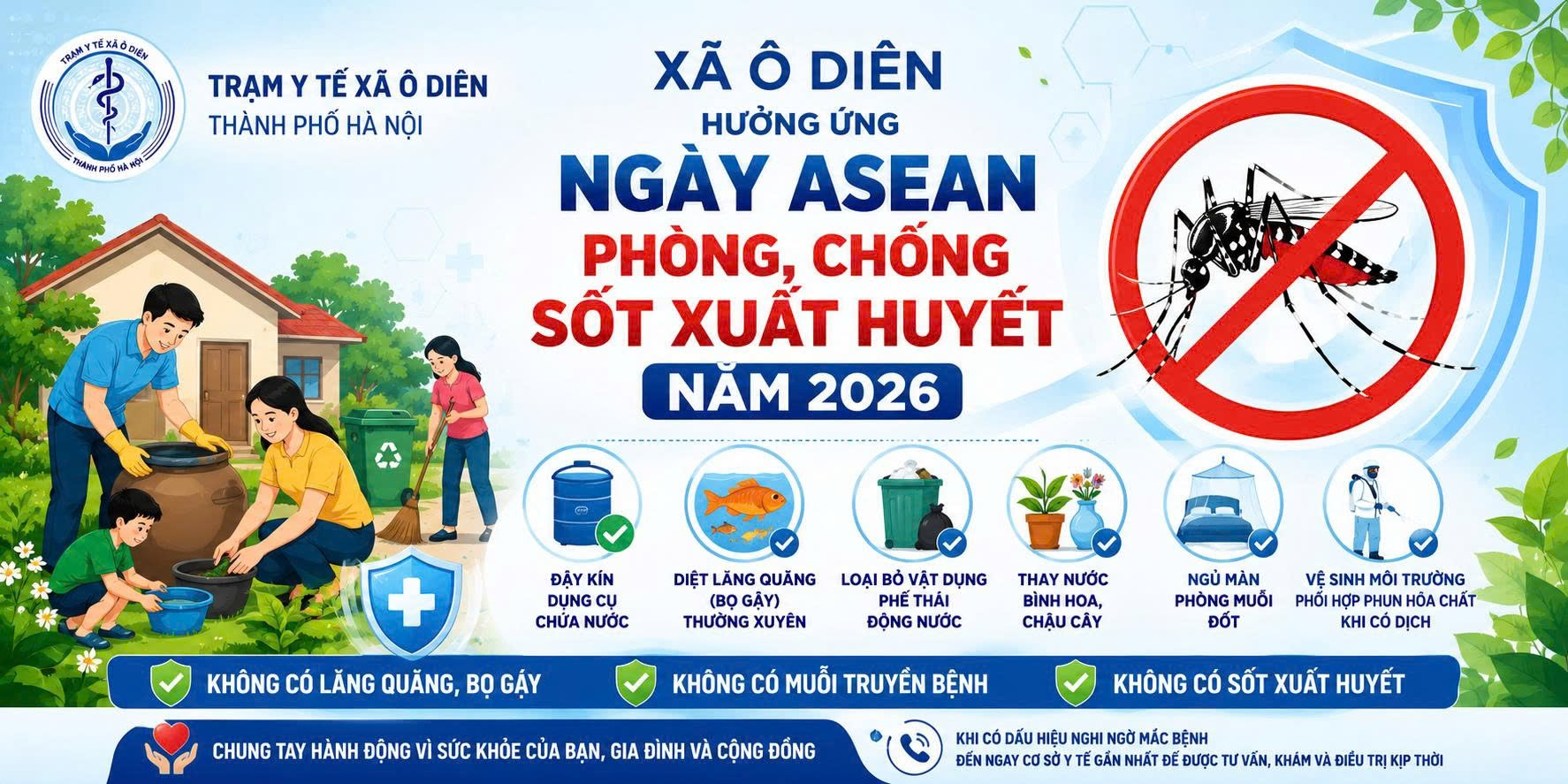 Hưởng ứng ngày ASEAN phòng, chống sốt xuất huyết 15/6- Ảnh 1.
