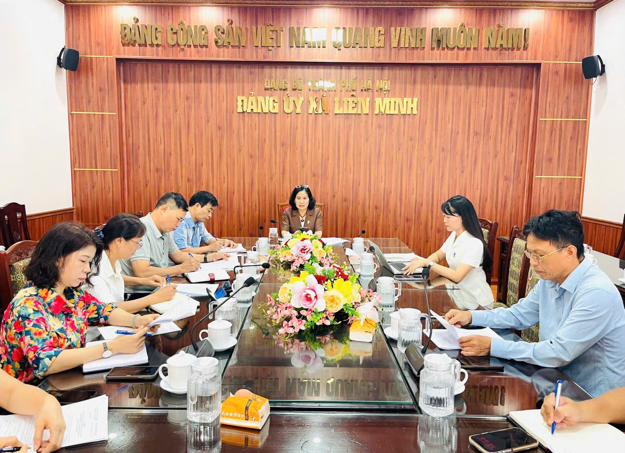 Xã Liên Minh tổ chức hội nghị giao ban dư luận xã hội tháng 6/2026- Ảnh 1.