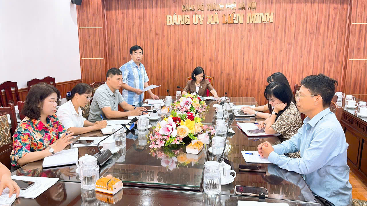 Xã Liên Minh tổ chức hội nghị giao ban dư luận xã hội tháng 6/2026- Ảnh 2.