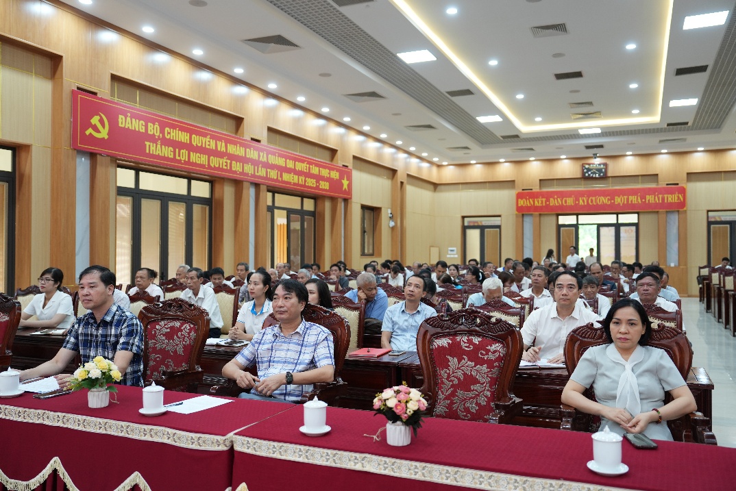 Quảng Oai triển khai lấy ý kiến nhân dân về Đề án sắp xếp thôn- Ảnh 1.