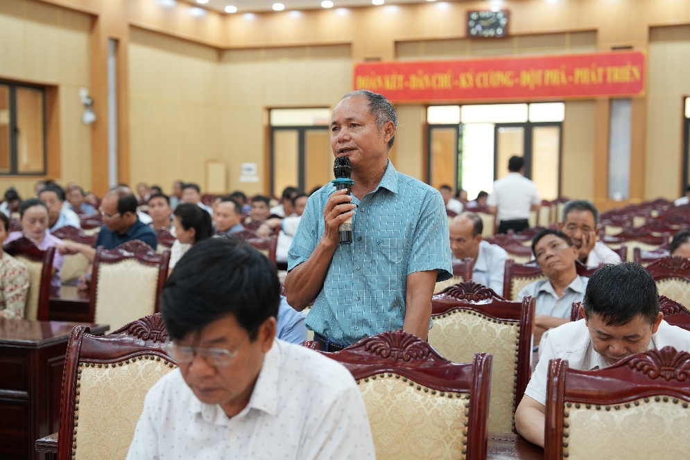 Quảng Oai triển khai lấy ý kiến nhân dân về Đề án sắp xếp thôn- Ảnh 4.
