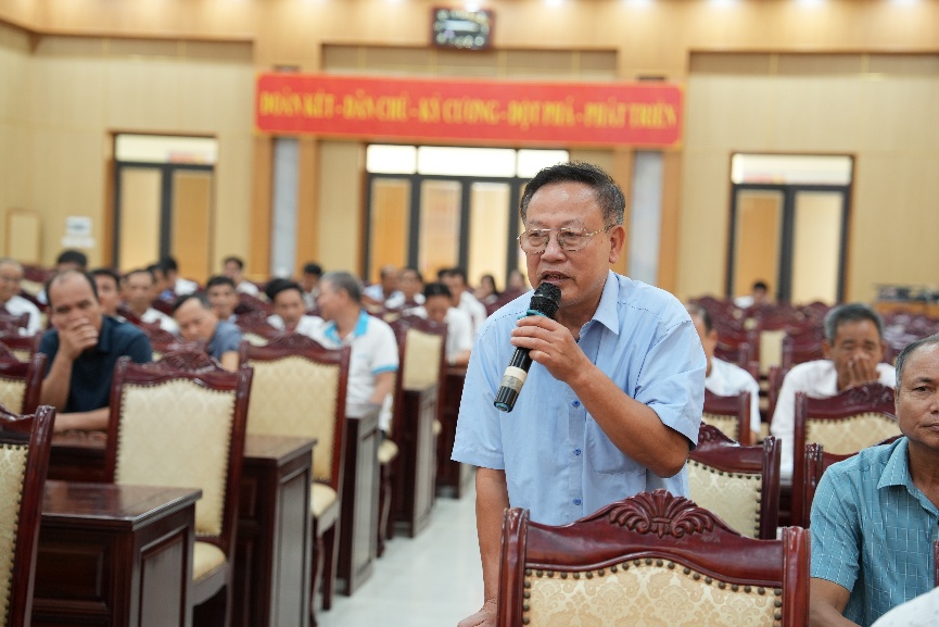 Quảng Oai triển khai lấy ý kiến nhân dân về Đề án sắp xếp thôn- Ảnh 5.
