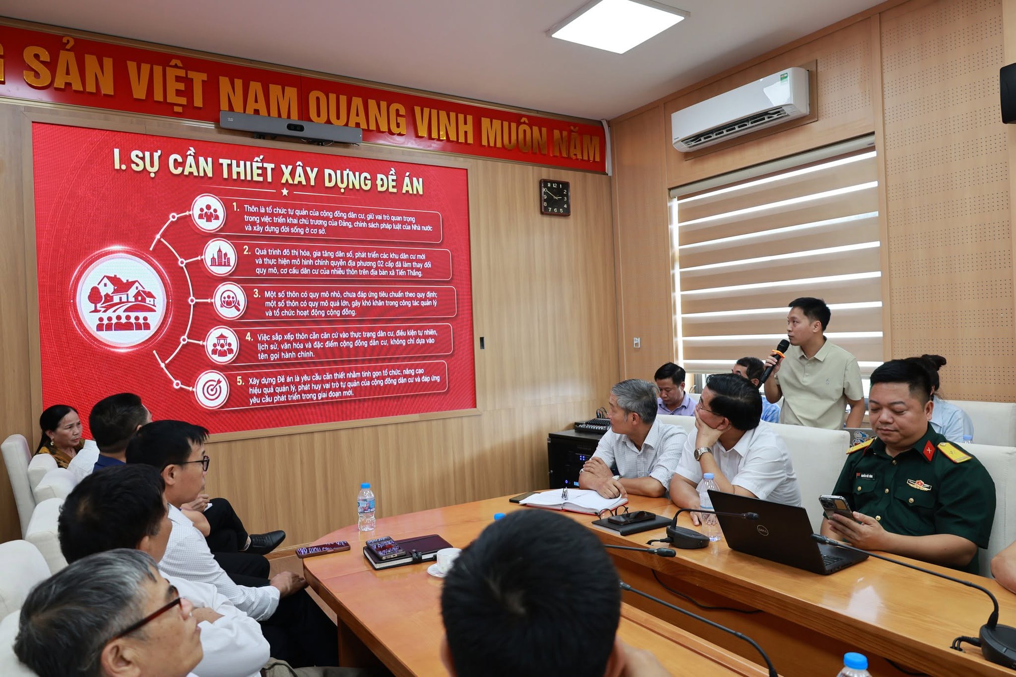 Xã Tiến Thắng tổ chức hội nghị phản biện xã hội các đề án trọng điểm giai đoạn 2026 – 2030- Ảnh 2.
