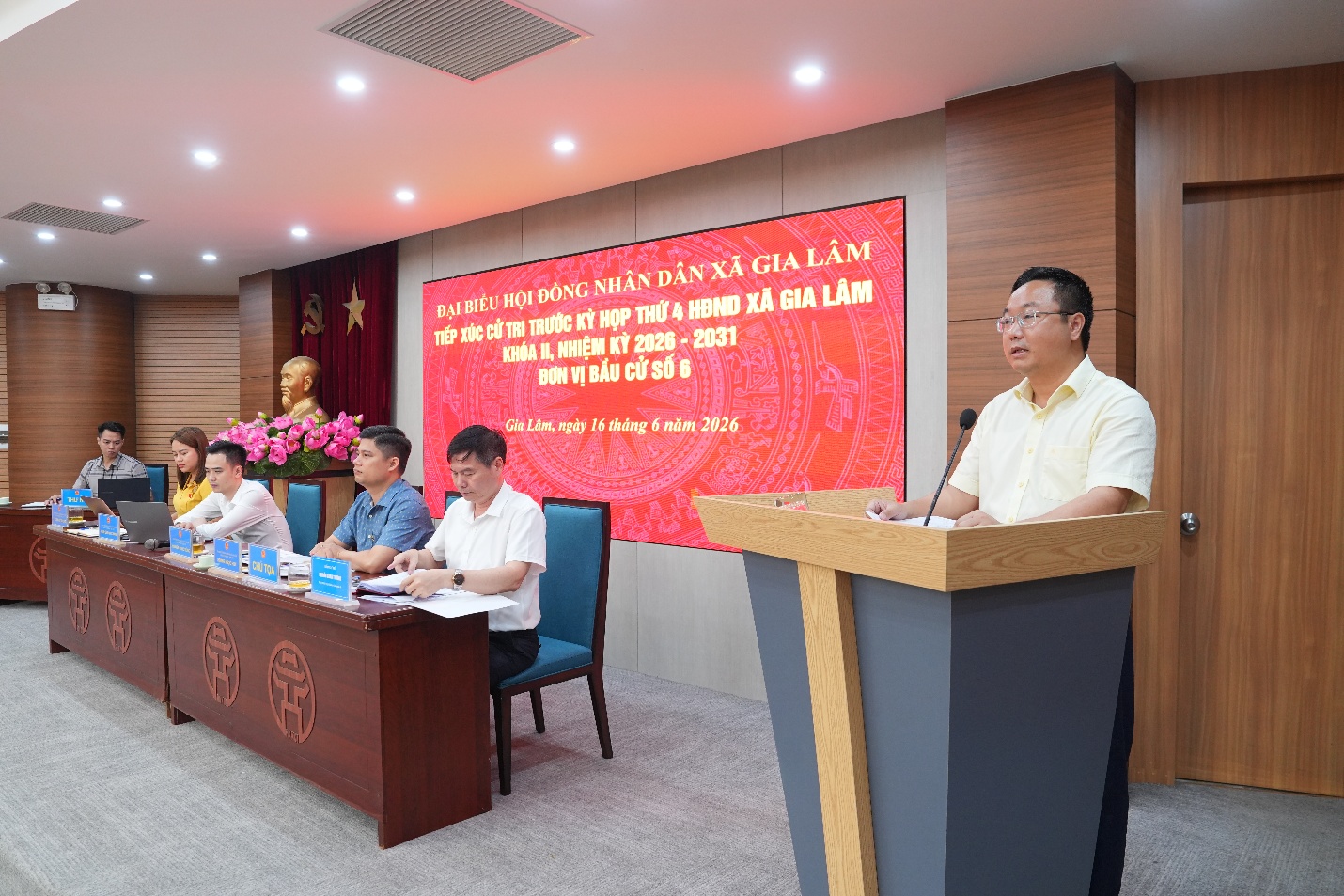 HĐND xã Gia Lâm tiếp xúc cử tri trước kỳ họp thứ 4 HĐND xã khóa II, nhiệm kỳ 2026-2031- Ảnh 13.