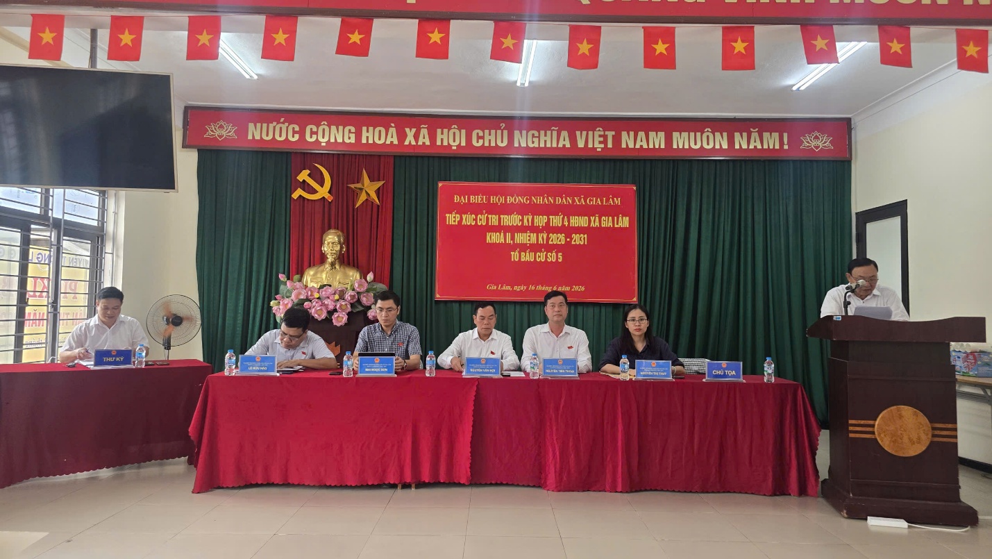HĐND xã Gia Lâm tiếp xúc cử tri trước kỳ họp thứ 4 HĐND xã khóa II, nhiệm kỳ 2026-2031- Ảnh 14.