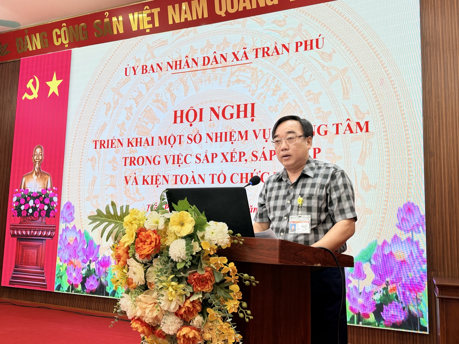 Xã Trần Phú triển khai nhiệm vụ trọng tâm về sắp xếp, sáp nhập và kiện toàn tổ chức thôn- Ảnh 2.