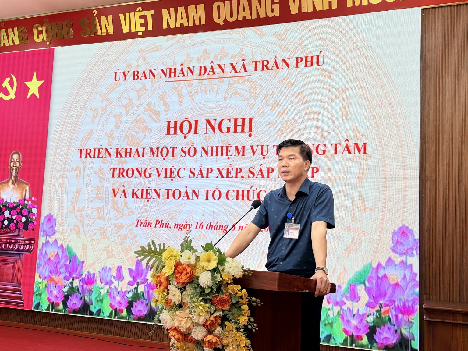 Xã Trần Phú triển khai nhiệm vụ trọng tâm về sắp xếp, sáp nhập và kiện toàn tổ chức thôn- Ảnh 3.