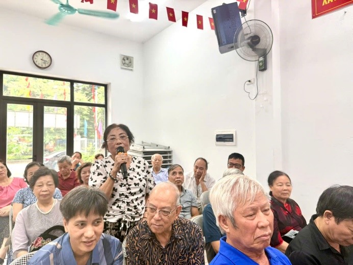Tổ đại biểu số 8 HĐND phường Thanh Xuân tiếp xúc cử tri trước kỳ họp thứ 3 (kỳ họp thường lệ) HĐND phường khóa II, nhiệm kỳ 2026 - 2031.- Ảnh 3.