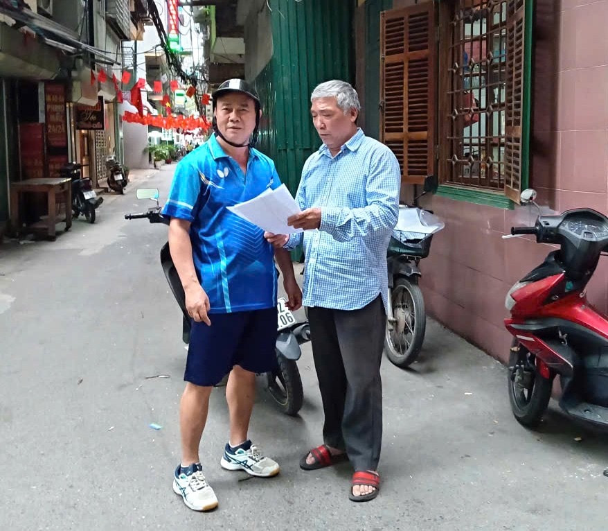 Phường Bạch Mai tạo đồng thuận cao trong giải phóng mặt bằng dự án Trục không gian Quốc lộ 1A- Ảnh 1.