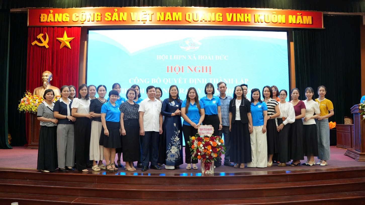Công bố Quyết định thành lập Chi hội Phụ nữ Trạm Y tế xã.- Ảnh 4.
