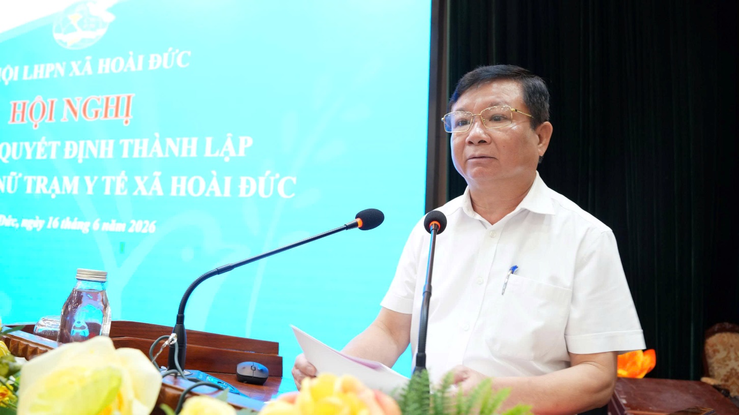 Công bố Quyết định thành lập Chi hội Phụ nữ Trạm Y tế xã.- Ảnh 5.