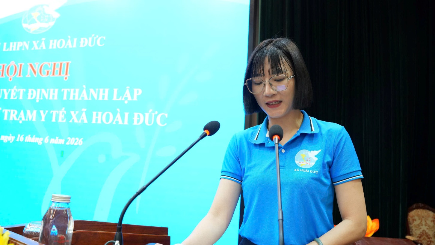 Công bố Quyết định thành lập Chi hội Phụ nữ Trạm Y tế xã.- Ảnh 6.
