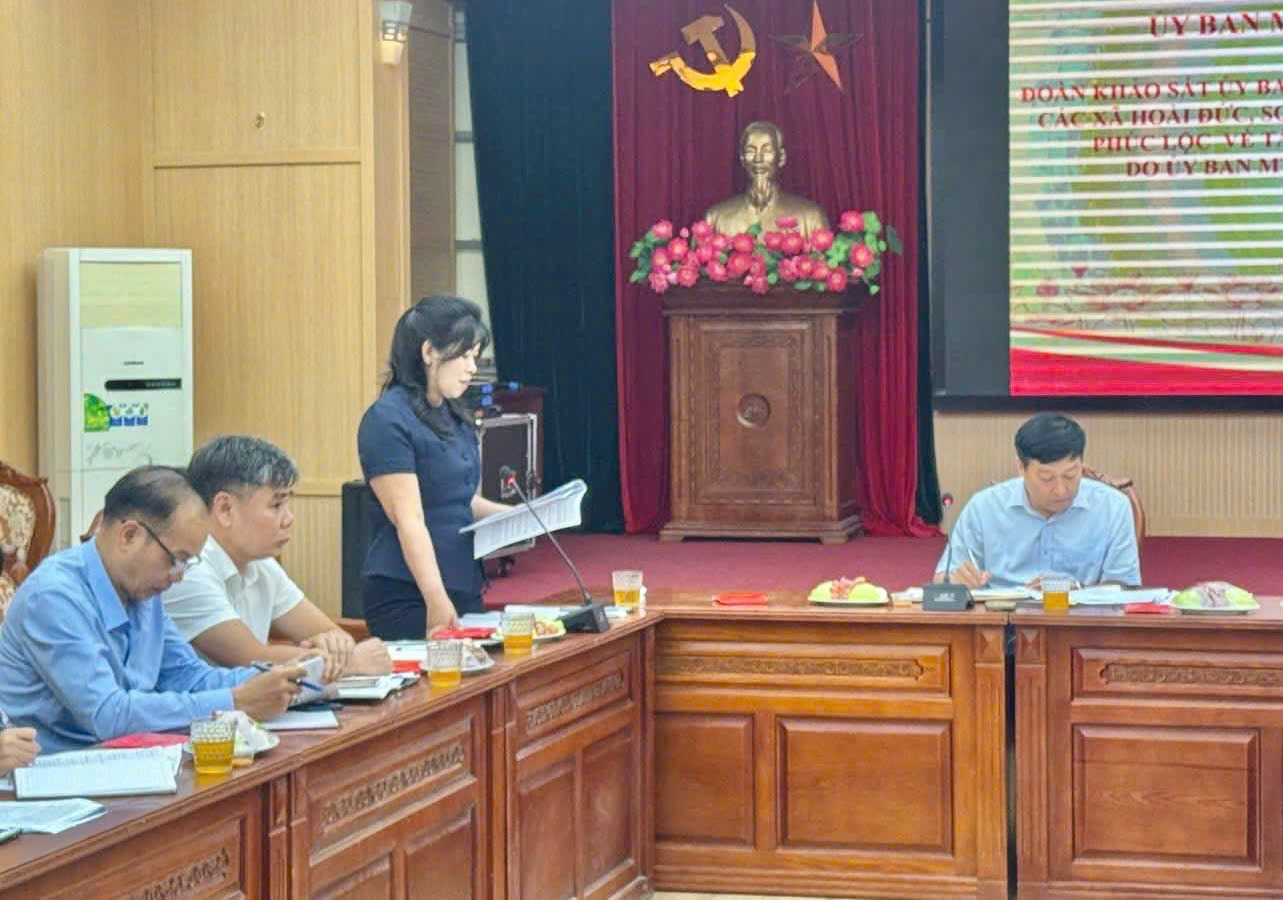 Nâng cao hiệu quả quản lý, sử dụng các Quỹ: UB MTTQ thành phố Hà Nội khảo sát tại xã Hoài Đức và các địa phương- Ảnh 1.