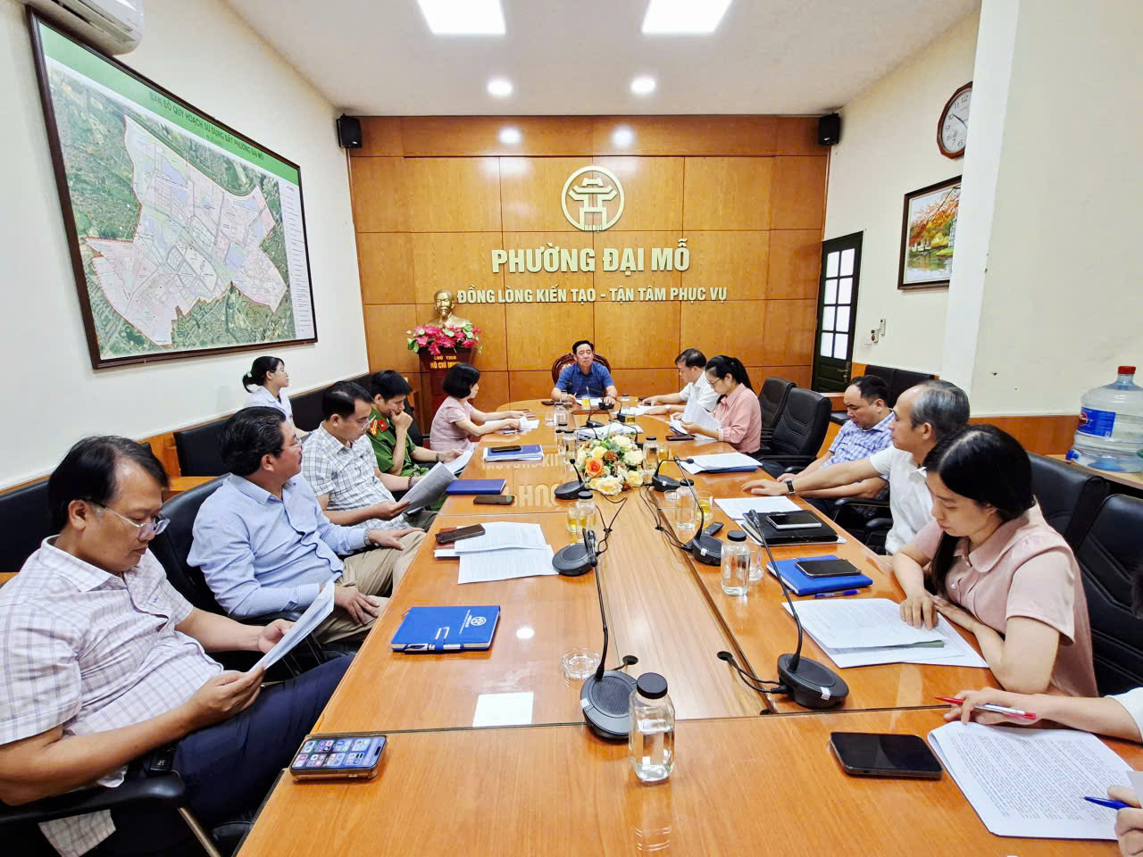 Triển khai Khám sức khỏe định kỳ, khám sức khỏe toàn dân trên địa bàn phường Đại Mỗ- Ảnh 1.