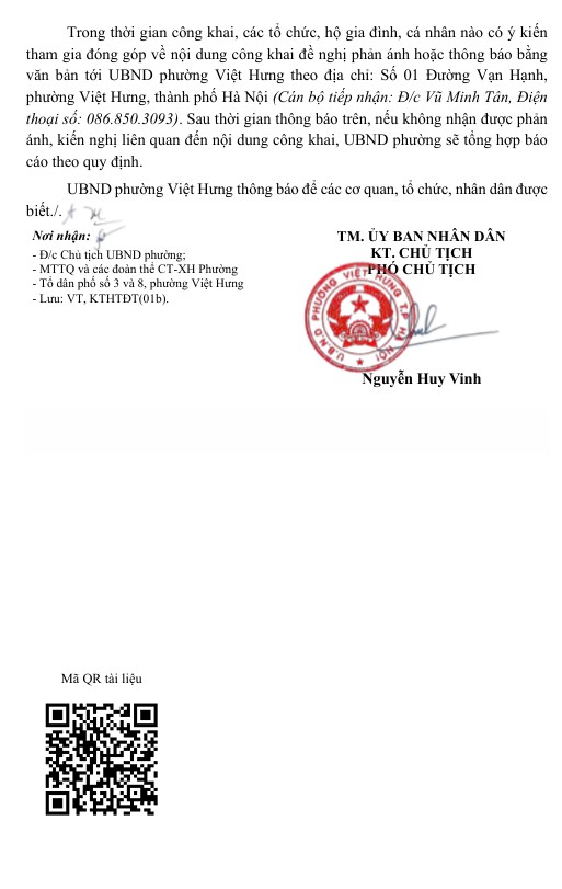 THÔNG BÁO: Công khai lấy ý kiến Đồ án Điều chỉnh quy hoạch tại ô đất ký hiệu A1/HH1- Ảnh 3.