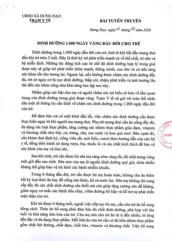 DINH DƯỠNG 1.000 NGÀY VÀNG ĐẦU ĐỜI CHO TRÉ- Ảnh 1.