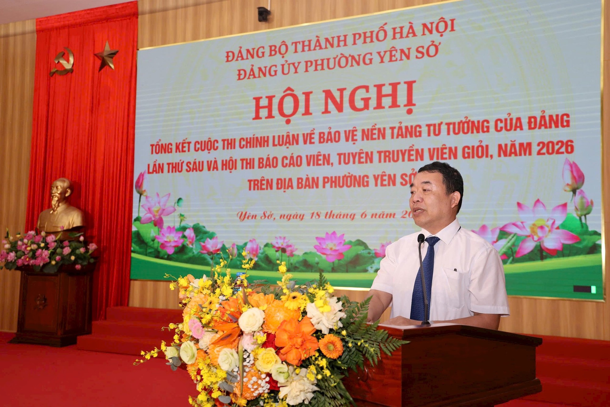 Phường Yên Sở tổng kết các cuộc thi tuyên truyền, bảo vệ nền tảng tư tưởng của Đảng- Ảnh 1.